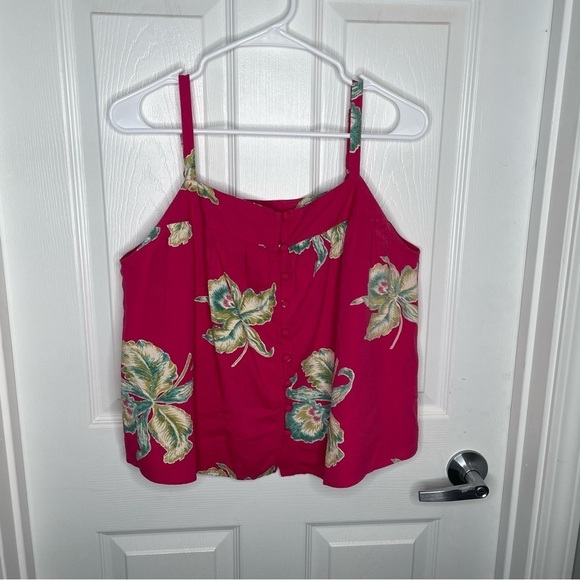 Faherty Marina Seersucker Pink Top in Orchid Blossom Babydoll Boho Oversized S - Picture 3 of 11